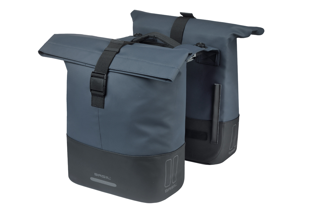 Basil Double Bike Bag Cove Marine Blue/Black MIK 28-32L Basil Double Bike Bag Cove Marine Blue/Black MIK 28-32L