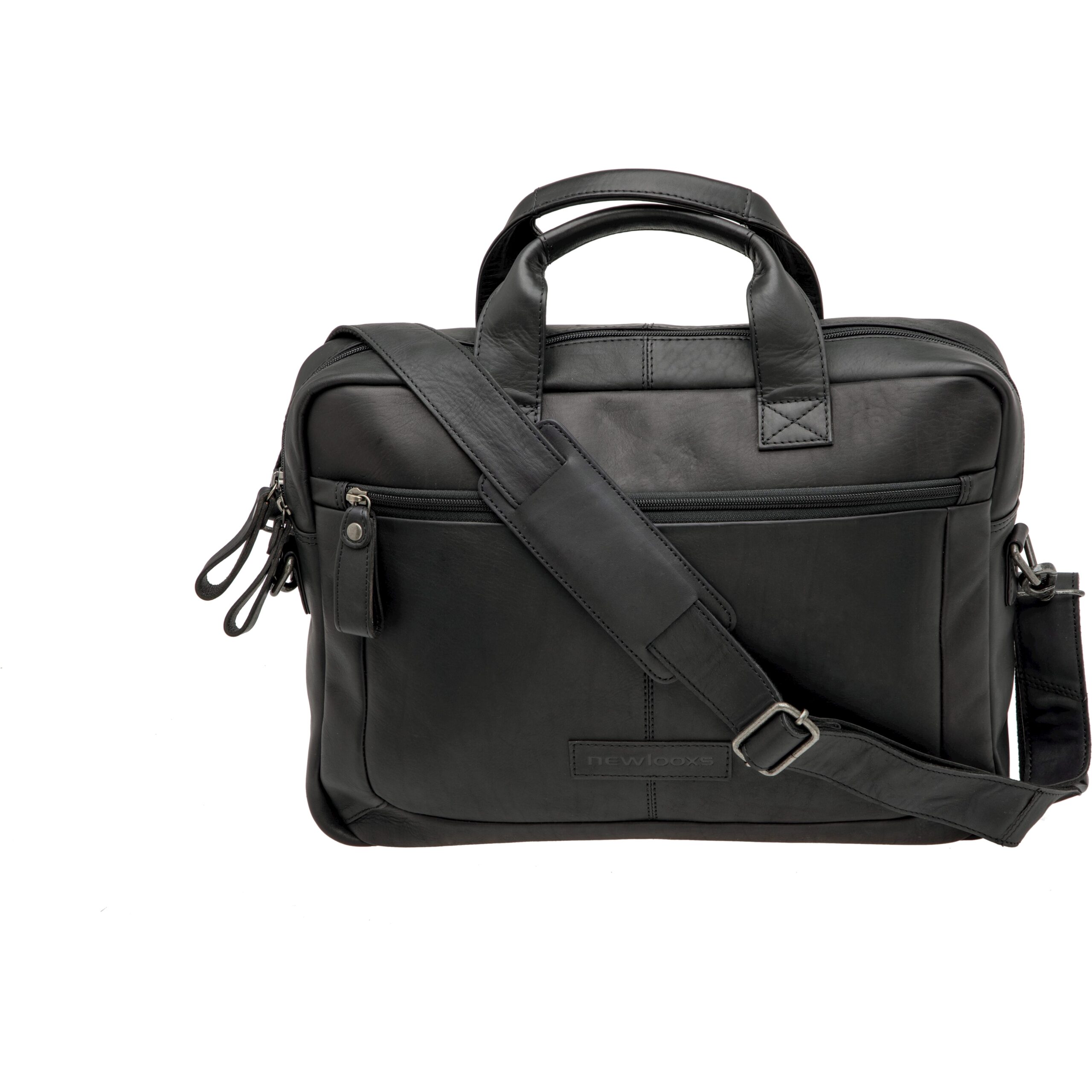New Looxs Laptop Bag Luko Leather Black 7.5L 15 Inch