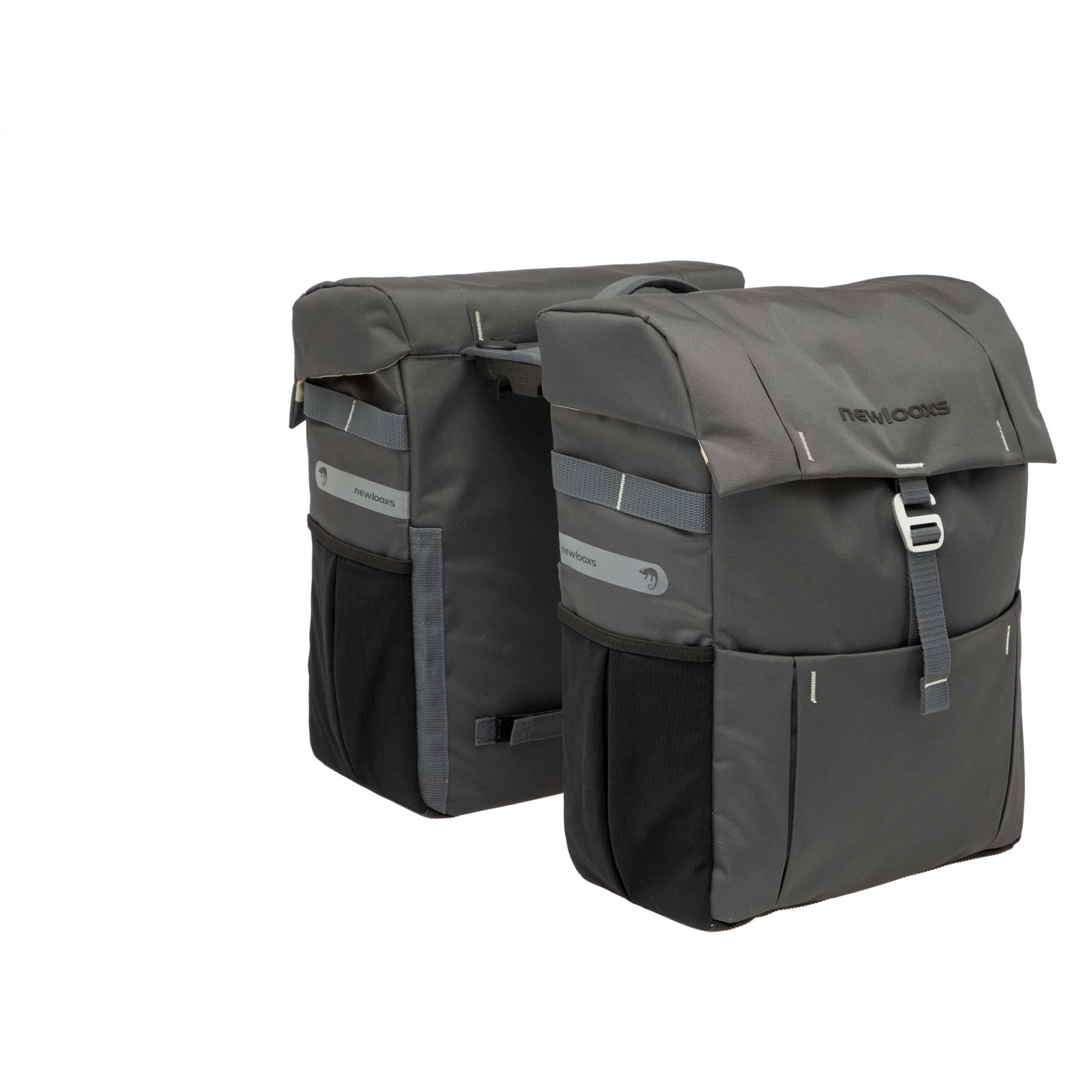 New Looxs Double Bike Bag Vigo Grey Racktime 37L