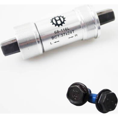 Bottom Bracket 68/116mm BSA Aluminium Cups