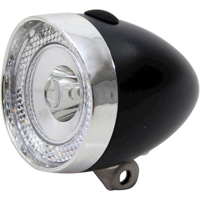 Union Headlight UN-4955 Retro Mini Battery Black On Card Union Headlight UN-4955 Retro Mini Battery Black On Card