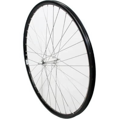 Roland Front Wheel 28 Fixed ZAC2000 Black Stainless Steel Spokes