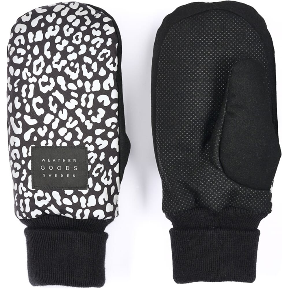 Weathergoods Sweden Reflective Mittens Luna Leopard S/M Weathergoods Sweden Reflective Mittens Luna Leopard S/M