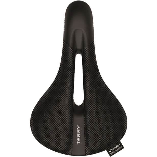Terry Saddle Fisio Climavent Gel Women Black