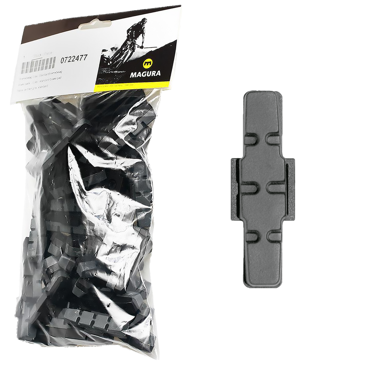 Klocki hamulcowe szare (PU = 25 zestawów)