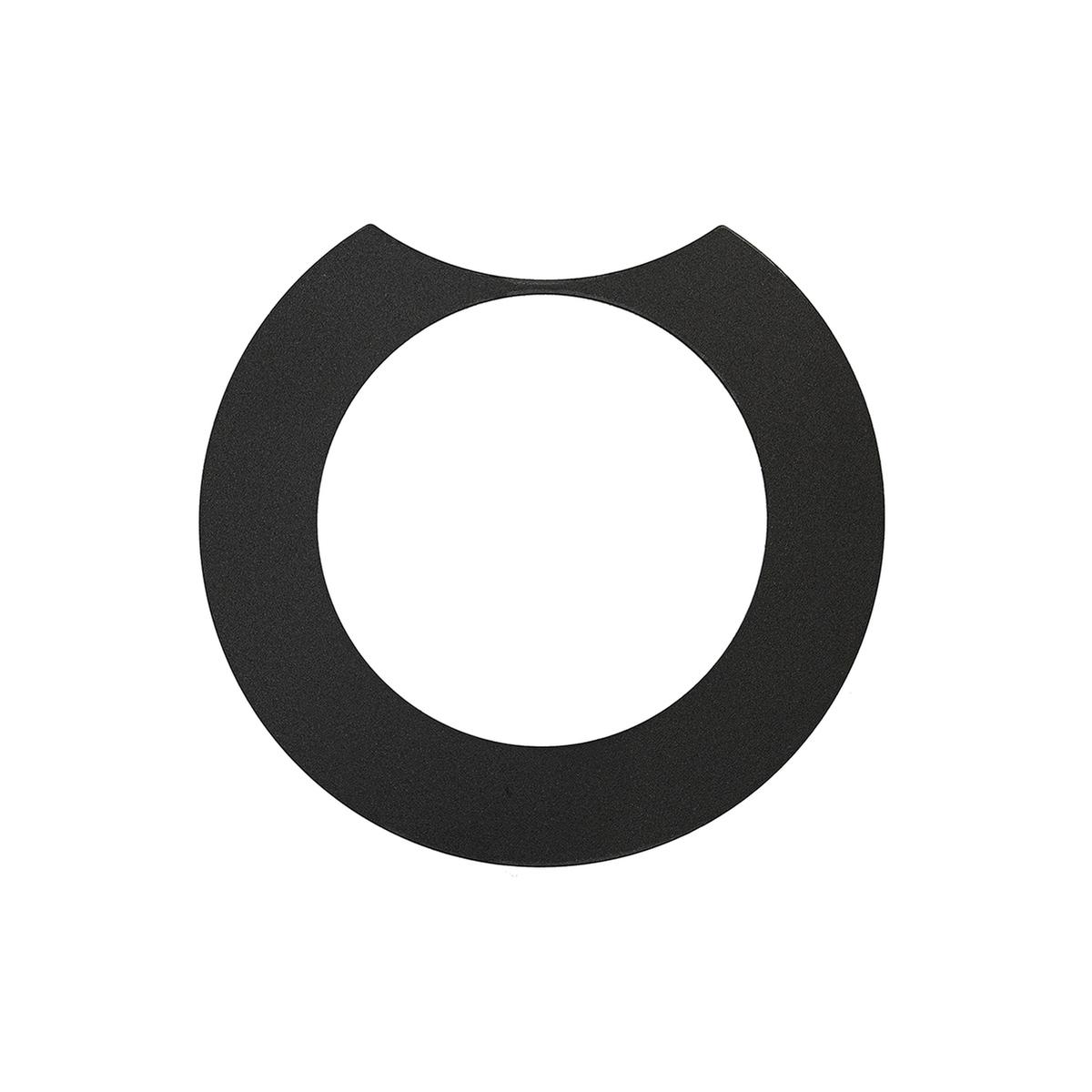 Cover ring, black, left design cap (BDU2XX) Cover ring, black, left design cap (BDU2XX)